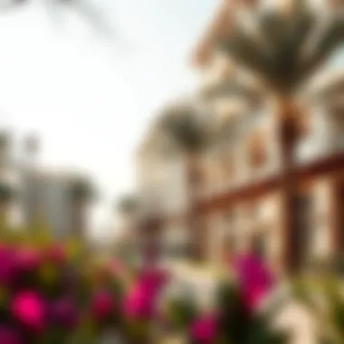 Tranquil community spaces surrounding Park Place