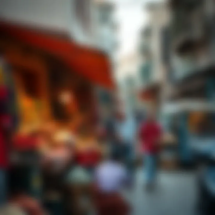 Local market scene in Al Rashidiya