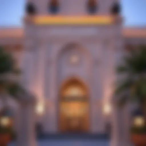 Stunning architectural façade of سفن هاوس العين