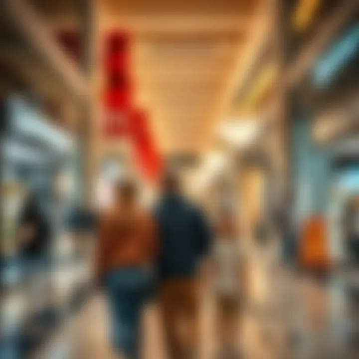 Family enjoying shopping at Spinneys Uptown Mirdif