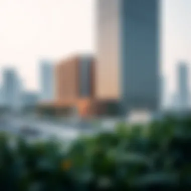 A view of Business Bay highlighting the integration of art and real estate