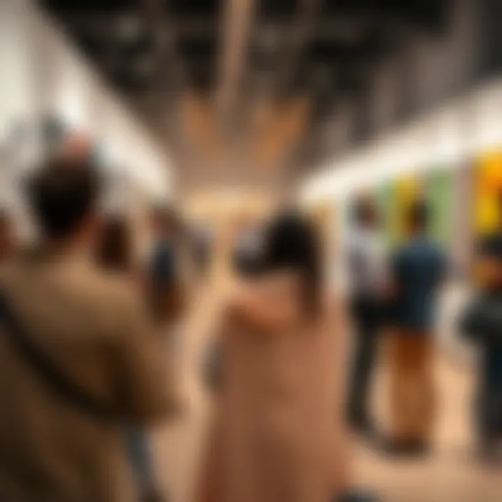 A vibrant event at Tamani Arts featuring local artists