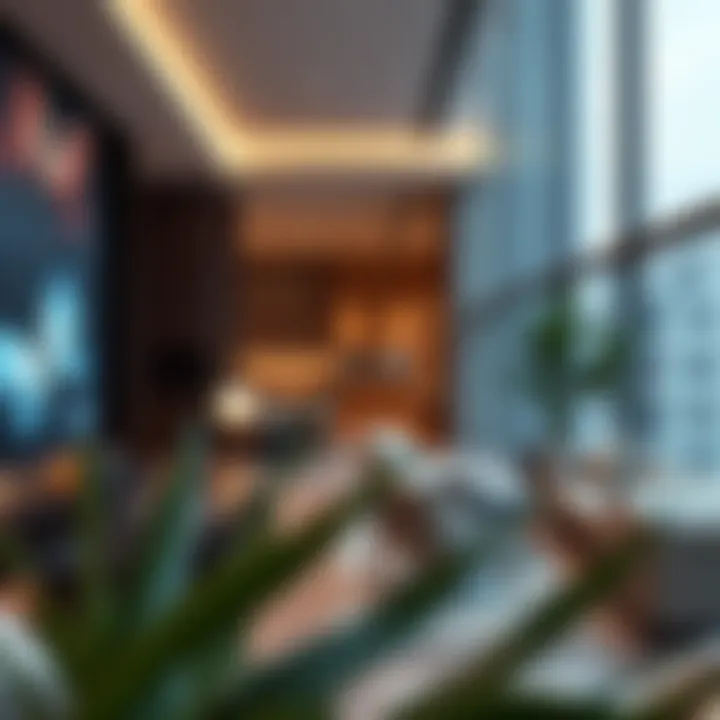 Modern Interior Layout of the Butterfly Building Interior layout of the Butterfly Building highlighting modern living spaces