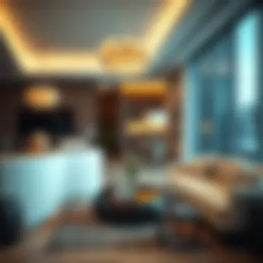 Interior of Barjeel Abu Dhabi highlighting modern design elements