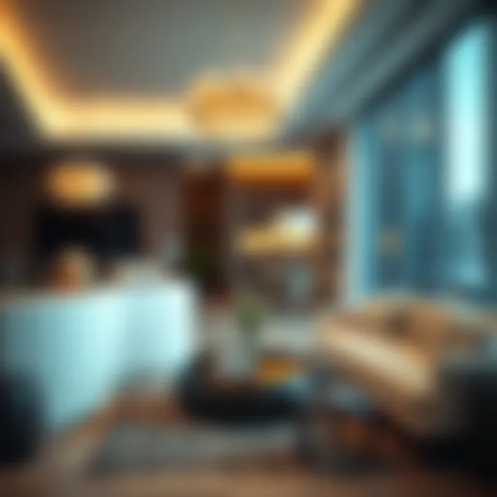 Interior of Barjeel Abu Dhabi highlighting modern design elements