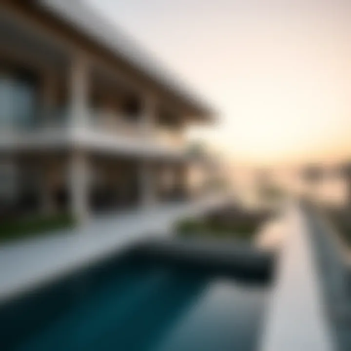 Luxurious villa on Palm Island with stunning sea views and modern architecture