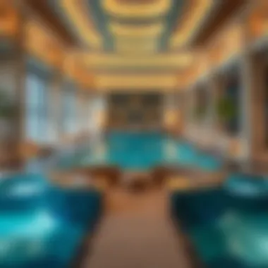 World-Class Amenities at Jumeirah Falcon Exclusive amenities of the Jumeirah Falcon including pool and spa