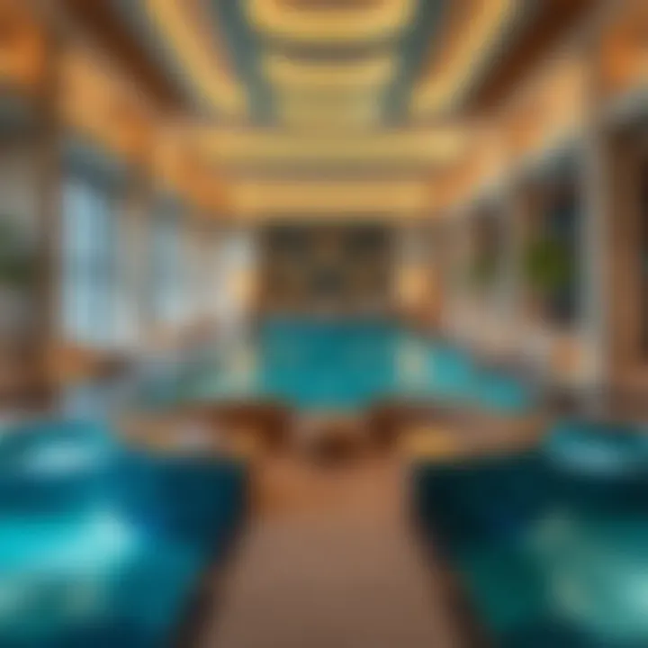 World-Class Amenities at Jumeirah Falcon Exclusive amenities of the Jumeirah Falcon including pool and spa
