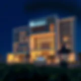 Exterior view of the Jumeirah Falcon showcasing its modern architecture