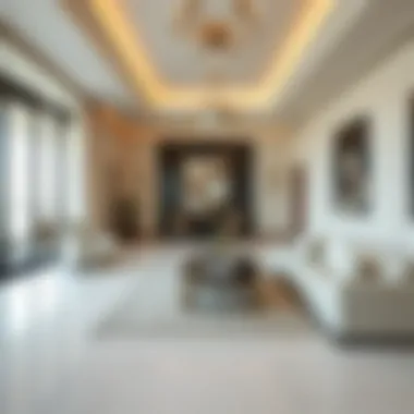 Elegant Interior Design of Jumeirah Falcon Luxurious interior of a residence in the Jumeirah Falcon development