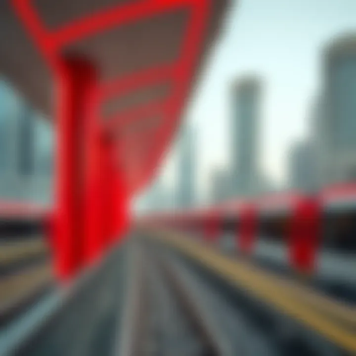 Visual representation of future expansions of the Red Line