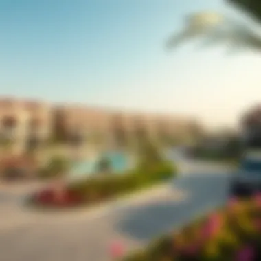 Residential Community in Umm Suqeim Modern amenities and lush landscapes in a residential community of Umm Suqeim