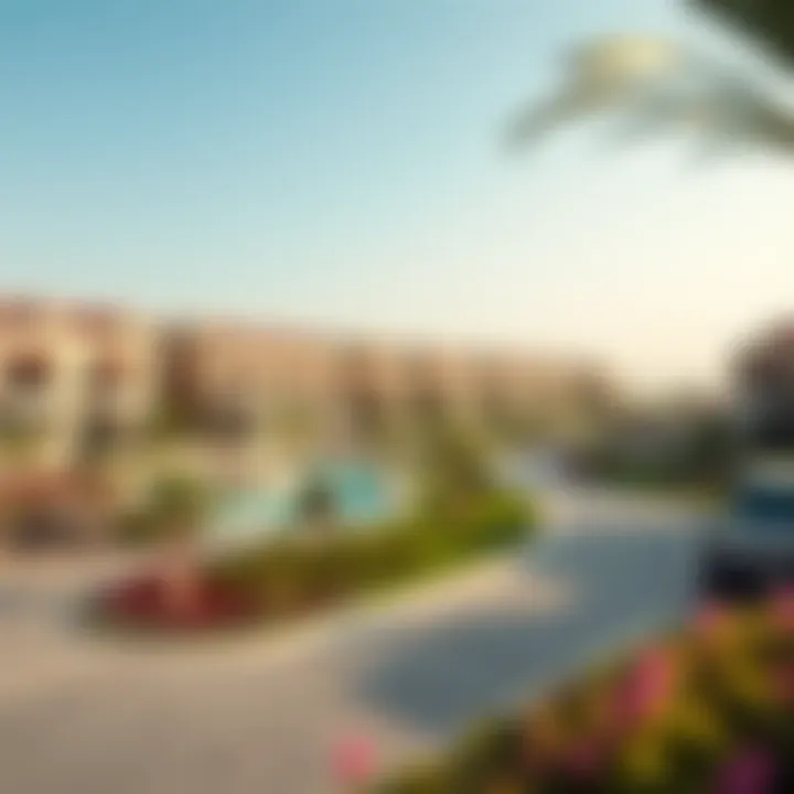 Residential Community in Umm Suqeim Modern amenities and lush landscapes in a residential community of Umm Suqeim