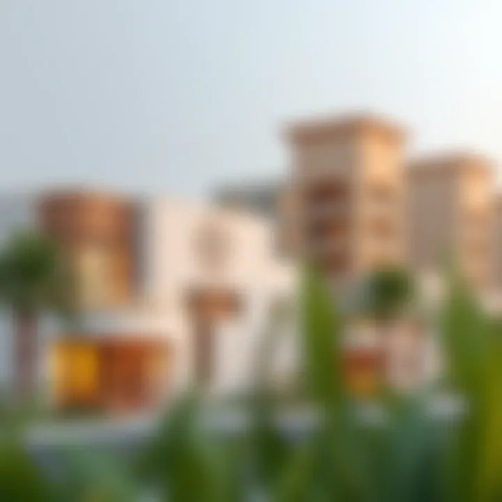 Residential Developments in Wasl Village Modern residential developments within Wasl Village