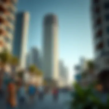 Vibrant Community Surrounding X3 Tower Community life in Jumeirah Lake Towers