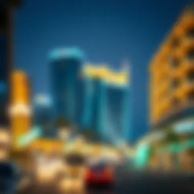 Urban Development Trends on Hamdan Street An illustration of urban development trends related to Hamdan Street
