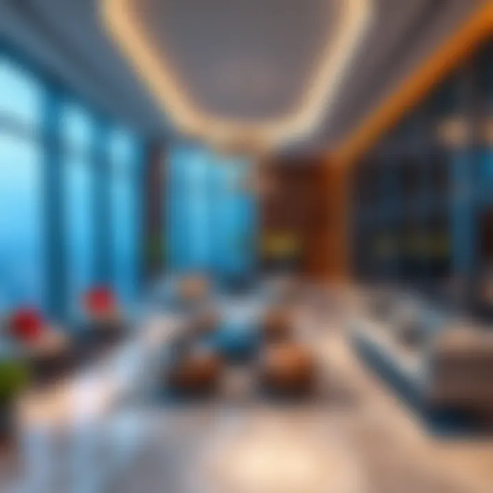 Interior showcasing modern amenities of Jone Tower