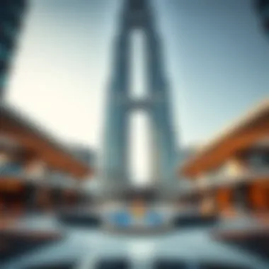 Stunning view of Jone Tower's architectural design