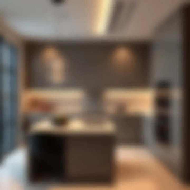 High-End Contemporary Kitchen Contemporary kitchen with high-end finishes