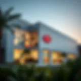 Exterior view of Kia Al Quoz dealership showcasing modern architecture