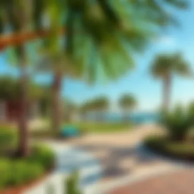Leisure and Green Spaces at Maryam Island Leisure facilities and green spaces on Maryam Island