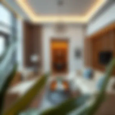 Luxurious Apartment Interior in Burj Avenue A modern apartment interior reflecting luxury and comfort, ideal for potential renters.