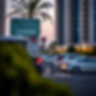 Effective Tips for Hassle-Free Parking in Dubai Tips for hassle-free parking in Dubai with signage