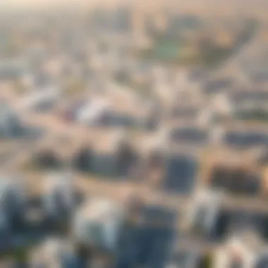 Urban Development in Dubai South Aerial view of Dubai South highlighting its urban layout and development