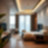Modern studio interior in Dubai South showcasing contemporary design