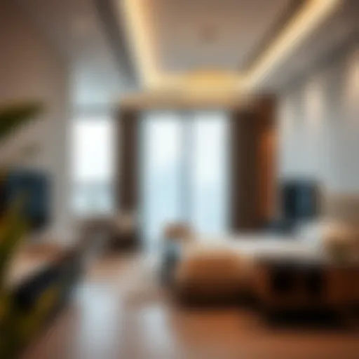 Modern studio interior in Dubai South showcasing contemporary design