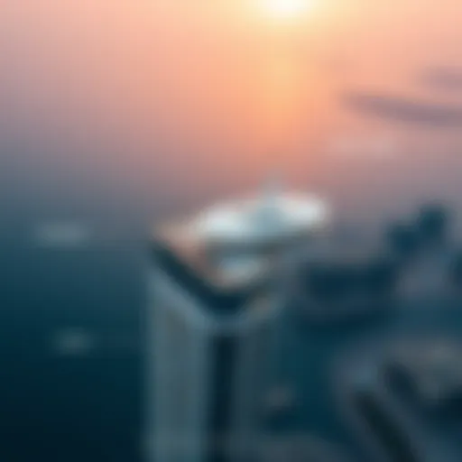 A breathtaking aerial view of Ocean Tower showcasing its architectural elegance.