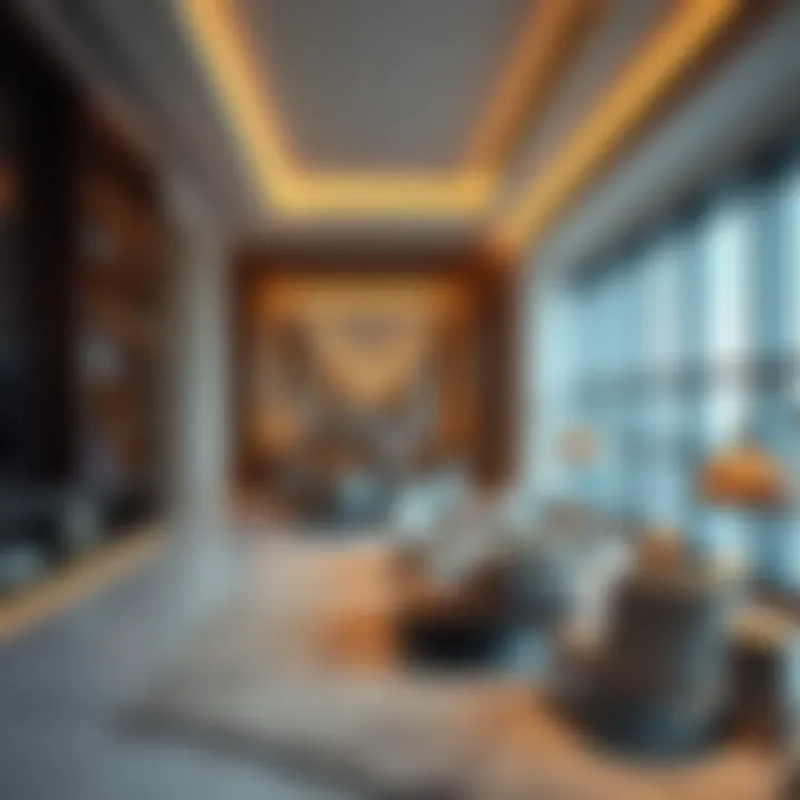 Interior Design of Ocean Tower Luxurious interior design of Ocean Tower highlighting modern amenities.