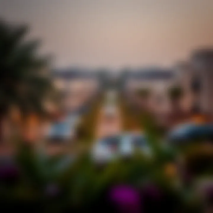 Panoramic view of the community surrounding Olivia Residence
