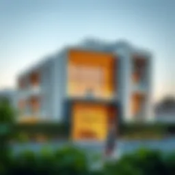 Exterior view showcasing the modern design of Olivia Residence