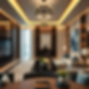 Sophisticated Interior of Olivia Residence Interior living space design in Olivia Residence