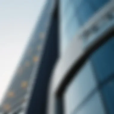 Close-up of Palladium Tower's facade highlighting its modern materials