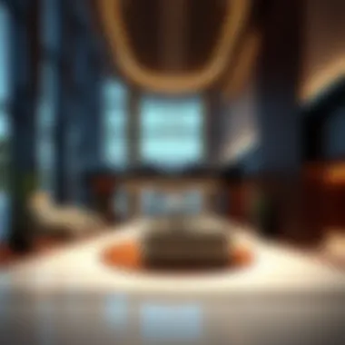 Interior design concept of Palladium Tower's lobby area