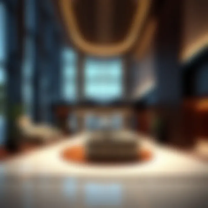Interior design concept of Palladium Tower's lobby area