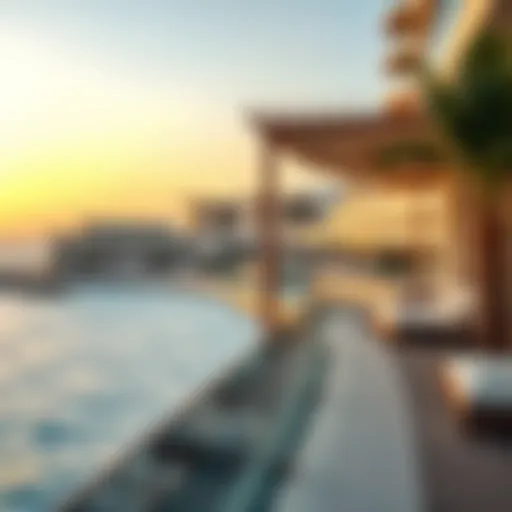 Panoramic view of the Pavilion at the Beach