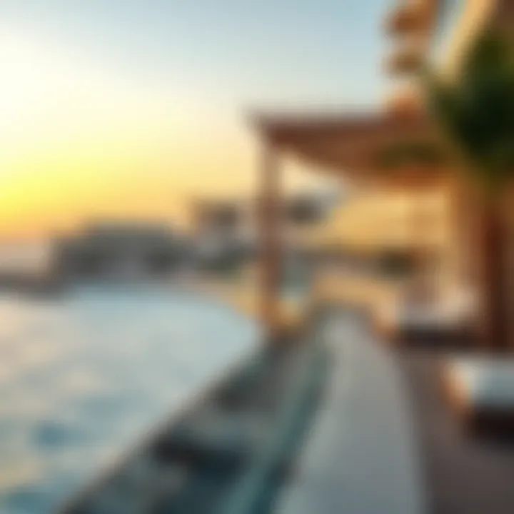 Panoramic view of the Pavilion at the Beach