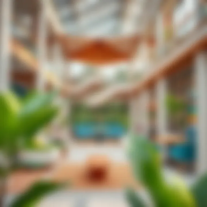 Community engagement spaces within Petalz by Danube