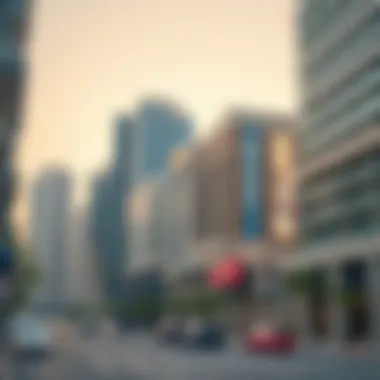 Influence of Public Holidays on Dubai's Real Estate Market Commercial buildings reflecting the impact of holidays on real estate