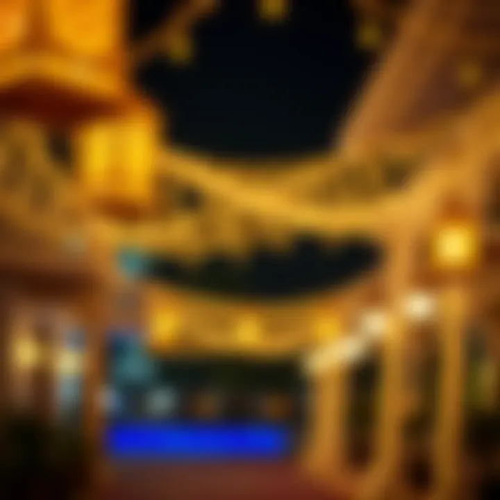 Decorative lights for Eid Al Fitr