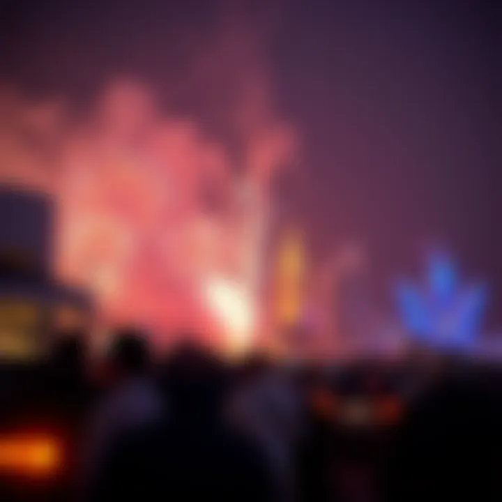 Celebration during UAE National Day