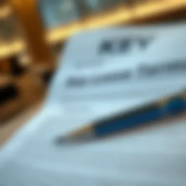 Key Lease Terms A rental agreement document highlighting key lease terms