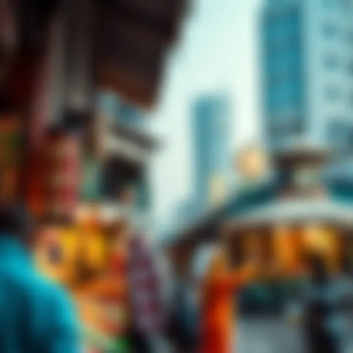 Local market scene reflecting the vibrant culture of Deira