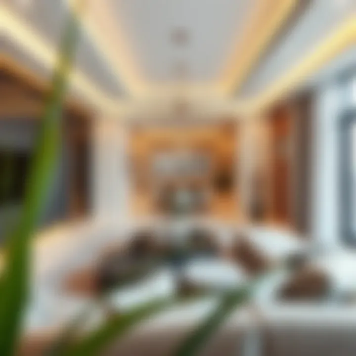 An elegant modern apartment interior reflecting upscale living.