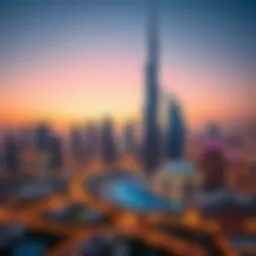 A stunning skyline view of Dubai showcasing luxury real estate.