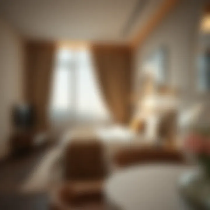 Amenities in a Dubai studio apartment highlighting comfort