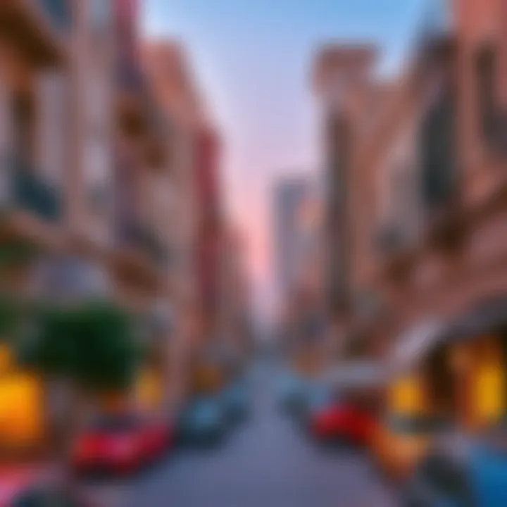 A vibrant neighborhood in Dubai ideal for renters